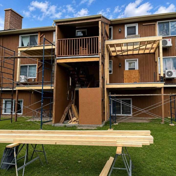 Maison en cours de rénovation Sherbrooke