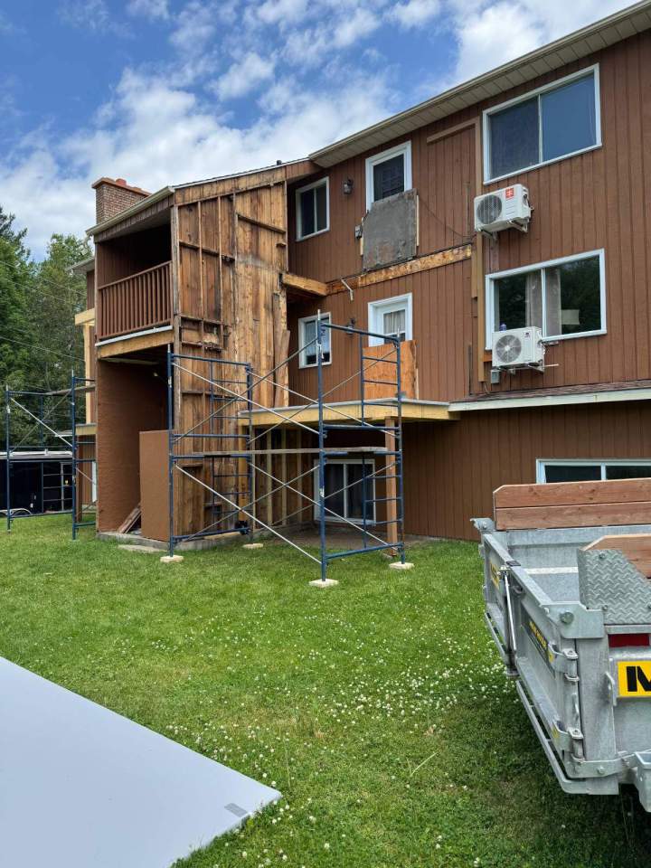 Travaux d'agrandissement Sherbrooke